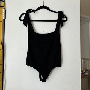 Black Free People Bodysuit